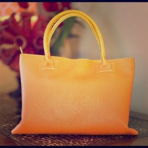 Yummy Orange Tote Purse.   Just in time for Fall